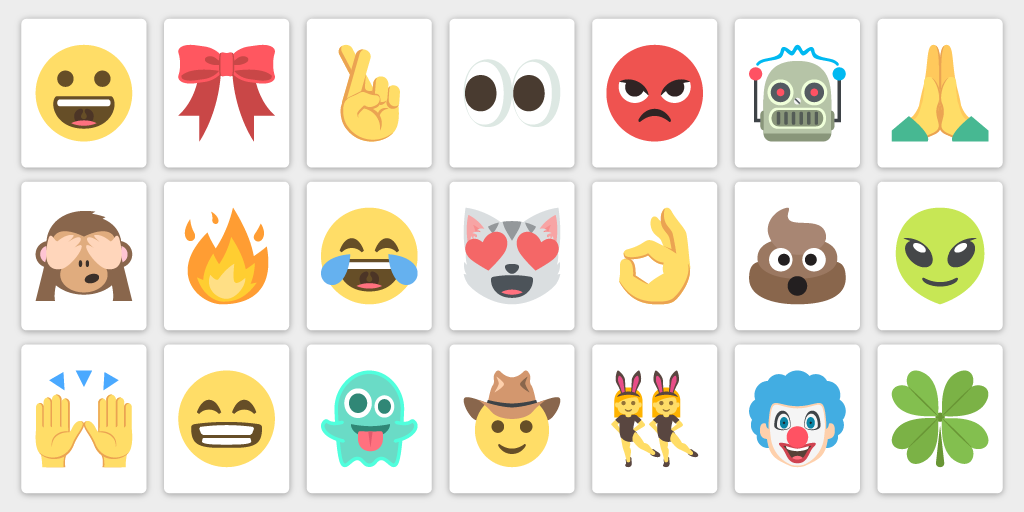 A header image for a blog about the most popular emoji in every state according to a survey